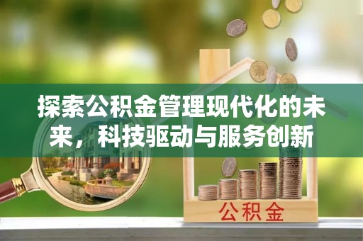张家界探索公积金管理现代化的未来，科技驱动与服务创新