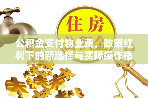 张家界公积金支付物业费，政策红利下的新选择与实际操作指南