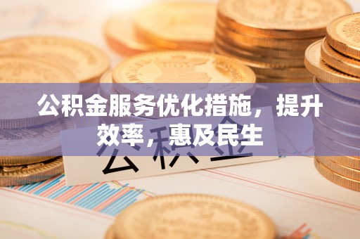 张家界公积金服务优化措施，提升效率，惠及民生