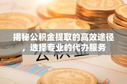 张家界揭秘公积金提取的高效途径，选择专业的代办服务